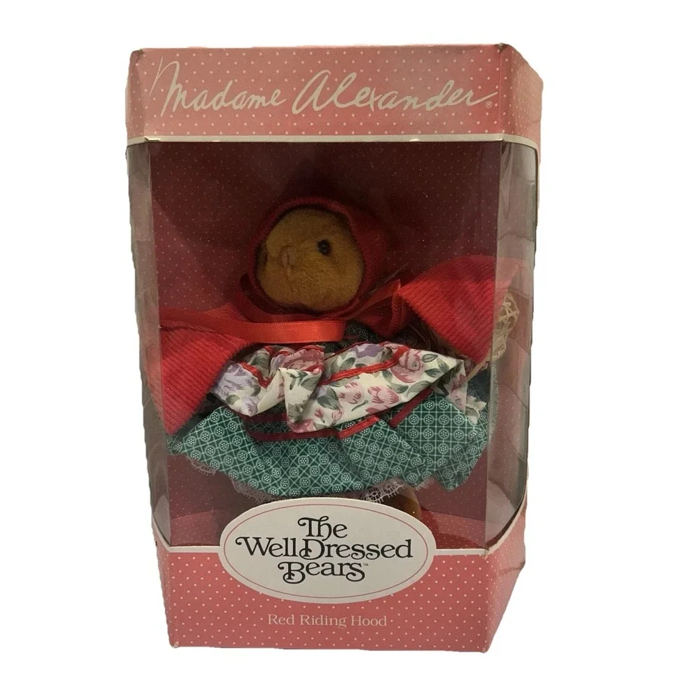 New In Box Madame Alexander The Well Dressed Bears -Red Ridding Hood